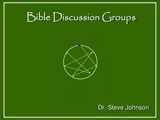 Bible Discussion Groups