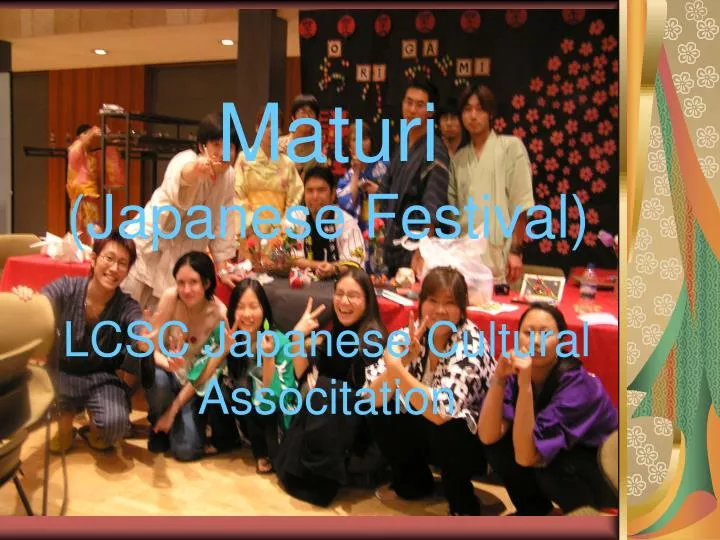 maturi japanese festival