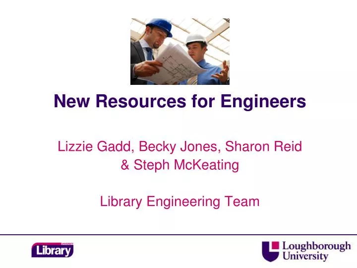 new resources for engineers