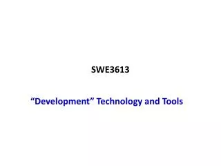 SWE3613