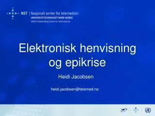 elektronisk henvisning og epikrise