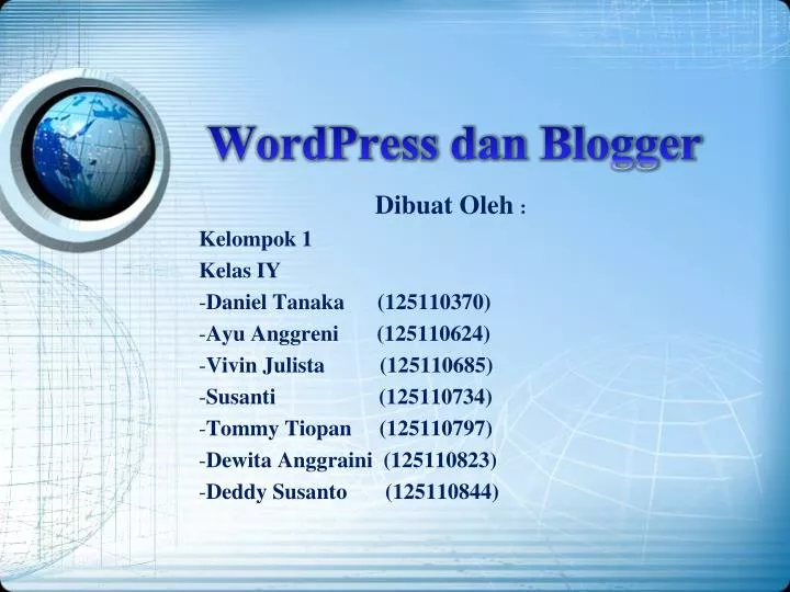 wordpress dan blogger