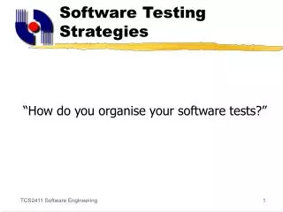 Software Testing Strategies