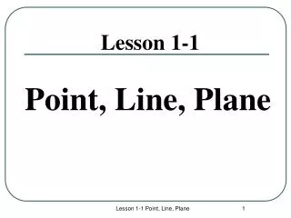 lesson 1 1