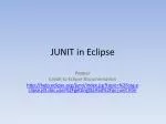 JUNIT in Eclipse - slide 1