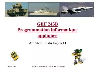 gef 243b programmation informatique appliqu e