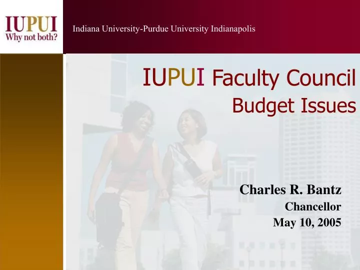 iu pu i faculty council budget issues