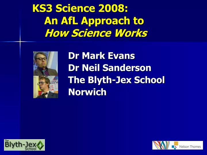ks3 science 2008 an afl approach to how science works