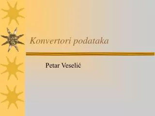 konvertori podataka