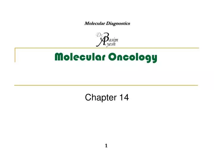 molecular oncology