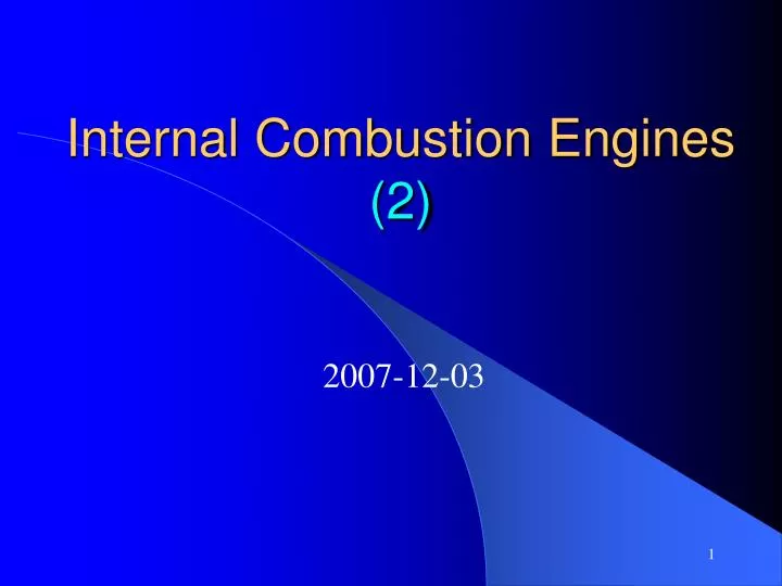 internal combustion engines 2