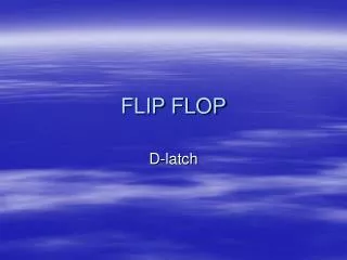 flip flop