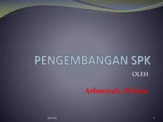 pengembangan spk