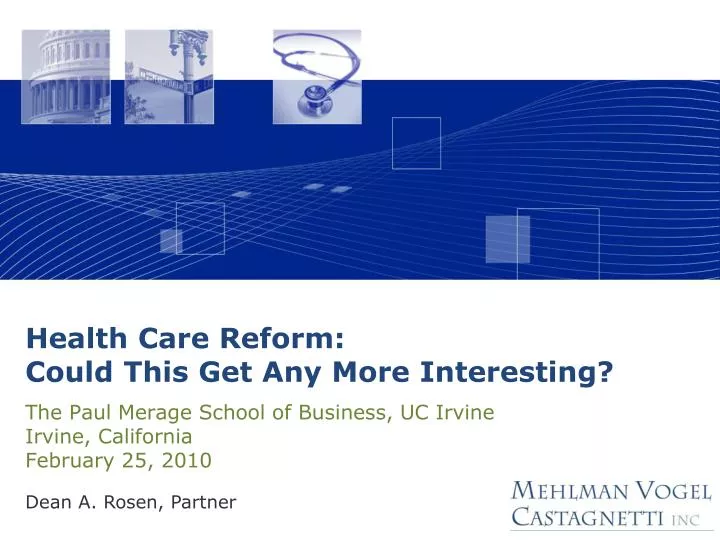health care reform could this get any more interesting