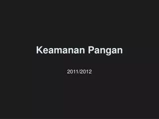 keamanan pangan