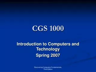 CGS 1000