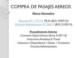 compra de pasajes aereos