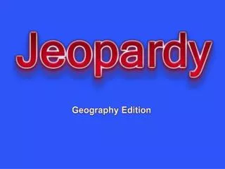 Geography Edition