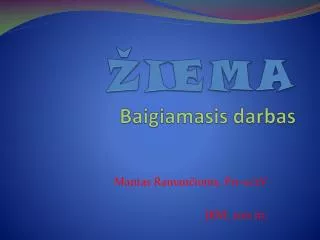 iema baigiamasis darbas