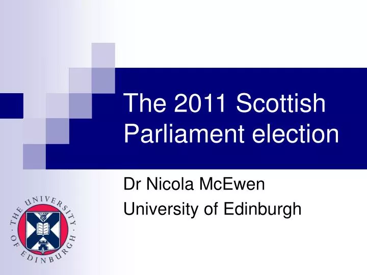 the 2011 scottish parliament election