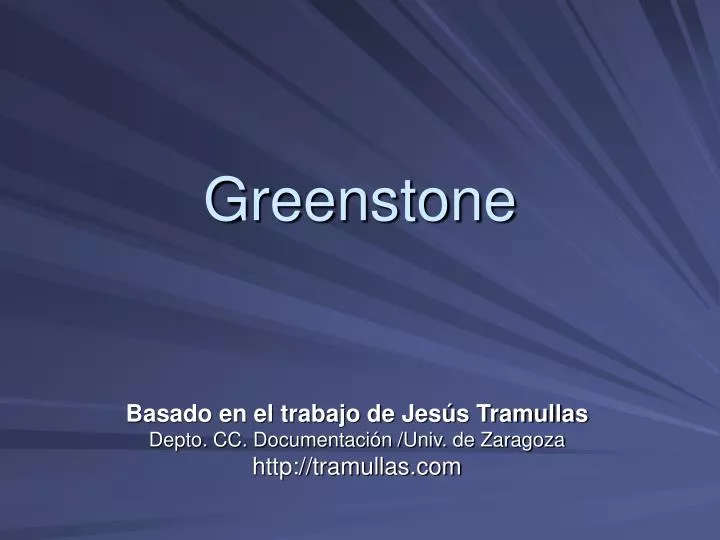 greenstone