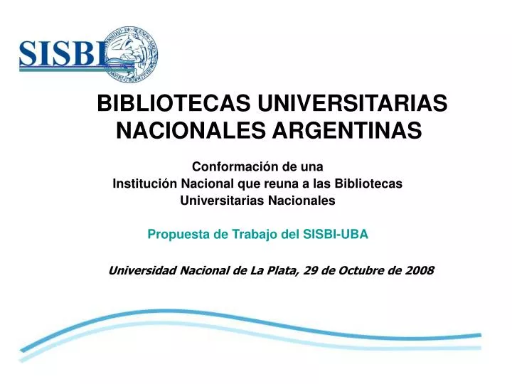 bibliotecas universitarias nacionales argentinas