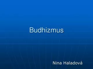 budhizmus