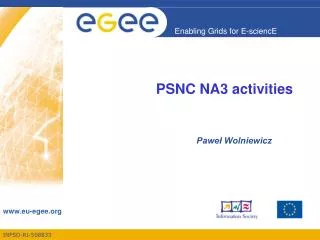 PSNC NA3 activities