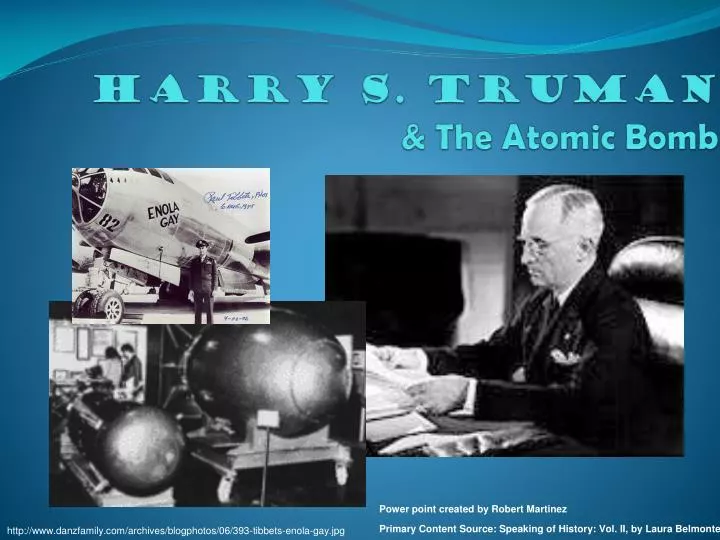 harry s truman the atomic bomb