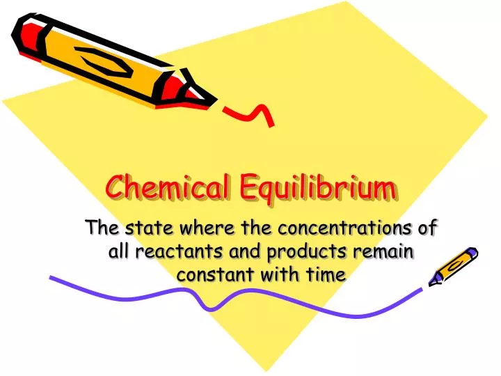 chemical equilibrium