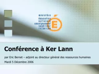 conf rence ker lann