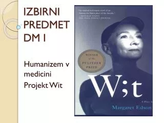 izbirni predmet dm i