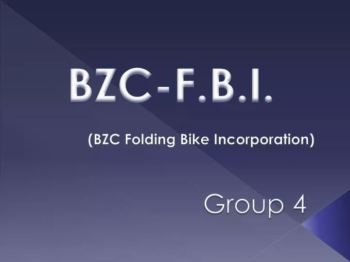bzc folding bike incorporation