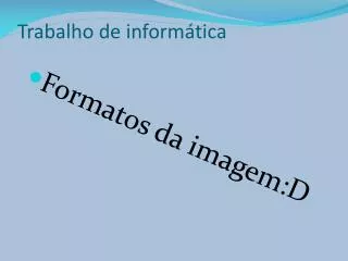 trabalho de inform tica