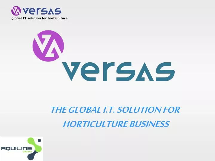 the global i t solution for horticulture business