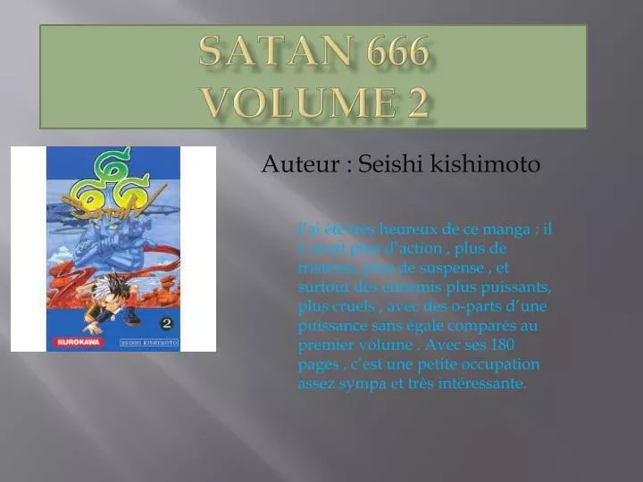 satan 666 volume 2