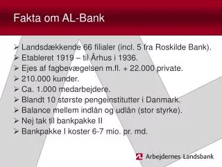 fakta om al bank