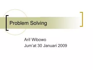 problem solving