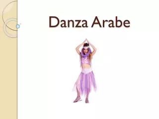 danza arabe