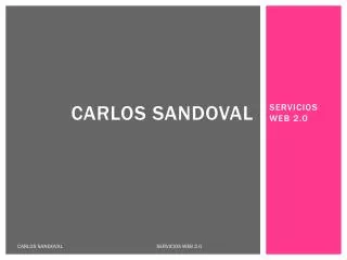 carlos sandoval