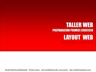 taller web preparacion primer ejercicio