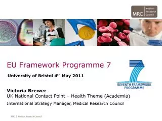 University of Bristol 4 th May 2011