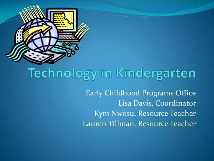 technology in kindergarten