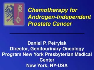 Chemotherapy for Androgen-Independent Prostate Cancer