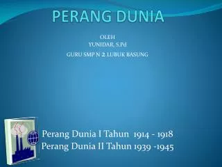 perang dunia