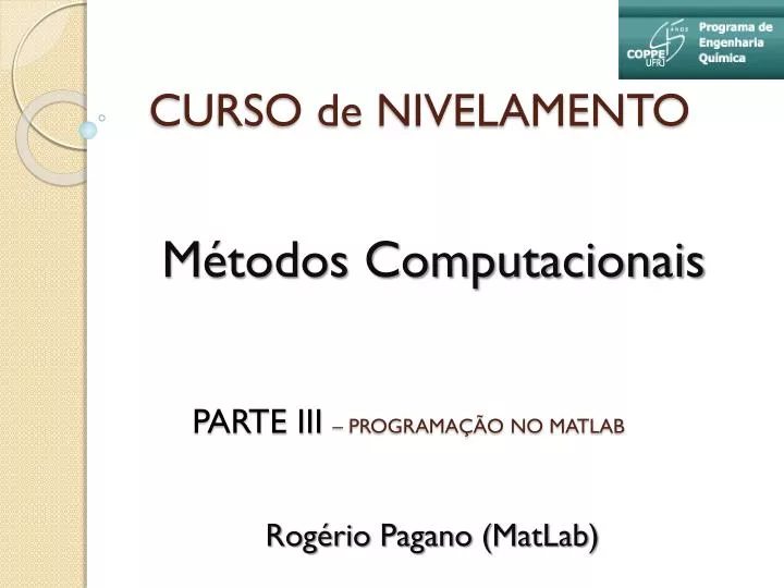 curso de nivelamento