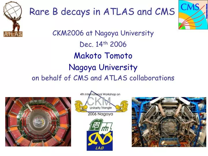 rare b decays in atlas and cms