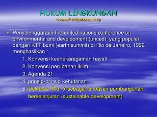 hukum lingkungan trisnadi widyaleksono cp