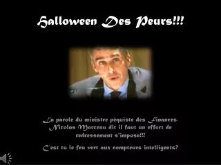 halloween des peurs