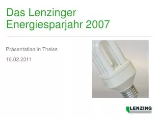 das lenzinger energiesparjahr 2007